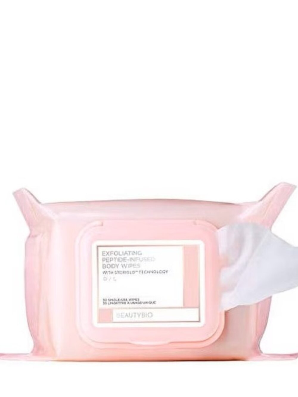 Beauty Bio Exfoliating Peptide-infused Body Wipes 30 wipes